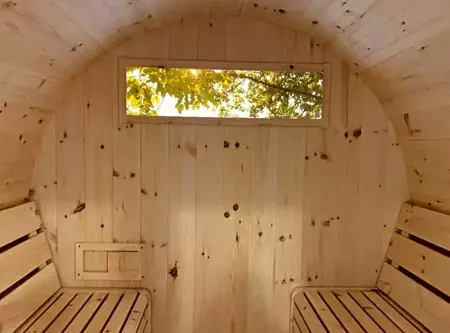 Pine Barrel Sauna 10' x 7' - image 3